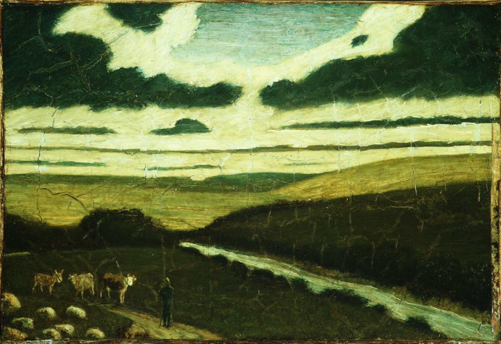 A landscape painting, photographed for the Mirror Art demo